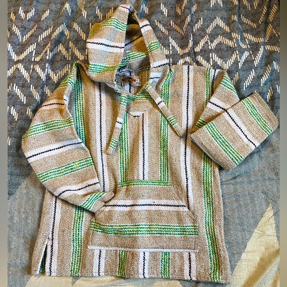 Vintage Earth Ragz Baja Hoodie (Size Small)